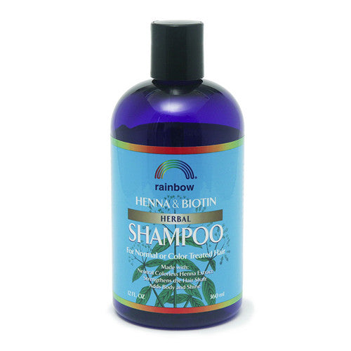 Rainbow Research Henna And Biotin Organic Herbal Shampoo - 12 Oz
